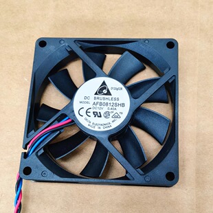 全新台达 AFB0812SHB 8015 12V 0.40A 8cm大风量机箱电源散热风扇