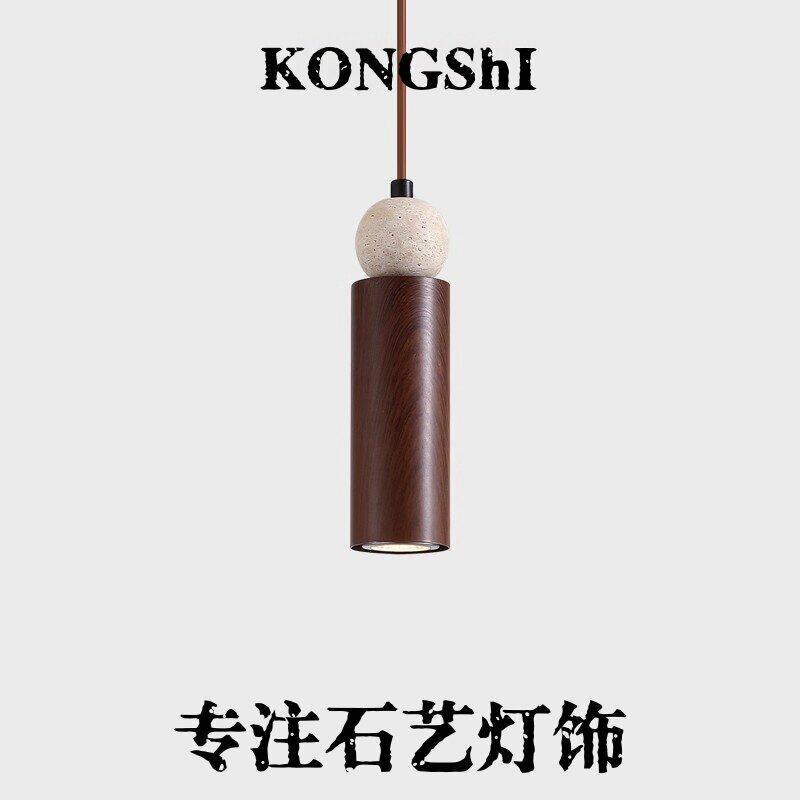 民宿卧室床头小吊灯中古诧寂风黄床头/玄关/吧台/过