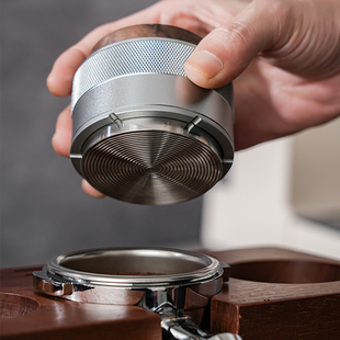 布粉器压粉锤二合一恒定压力按压式咖啡压粉器51/58mm咖啡机器具