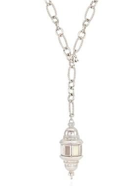 GRENONS路灯银项链简约设计感小众长款锁骨链项饰甜酷百搭饰品