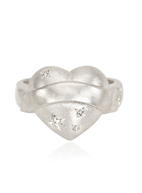 欧美风复古个性立体爱心形戒指