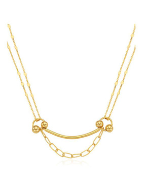 LionMKV24SS双层叠戴项链