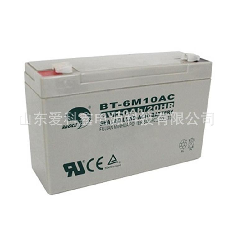 赛特BT-6M10AC6V10Ah/20HR吊秤童车电瓶免维护铅酸蓄电池