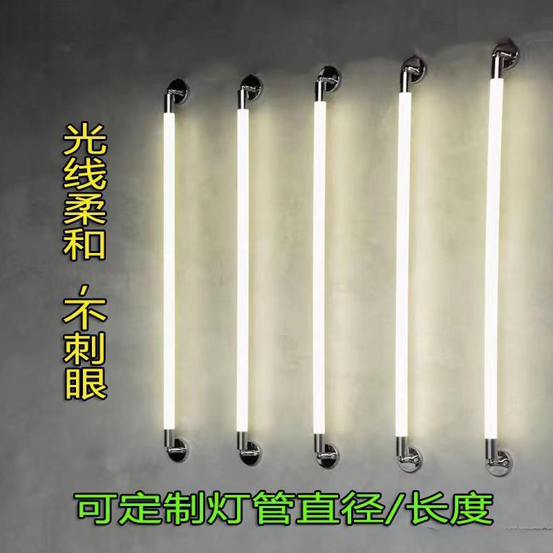 led360度发光壁装t5墙壁装饰广告壁灯一体化led灯灯条长条t8灯管