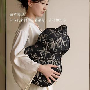 葫芦抱枕室内客厅沙发靠枕装 新中式 饰摆件中国风古典高级感靠背垫