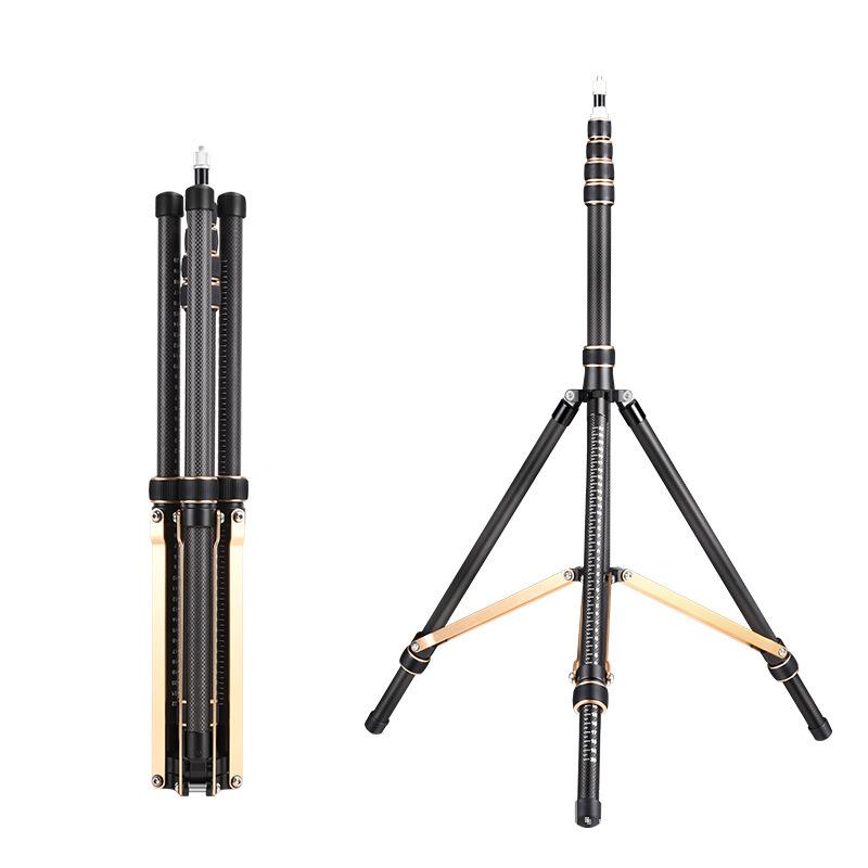 碳纤维灯架轻装时代325C反折叠摄影户外便携三脚架闪光灯影棚灯架
