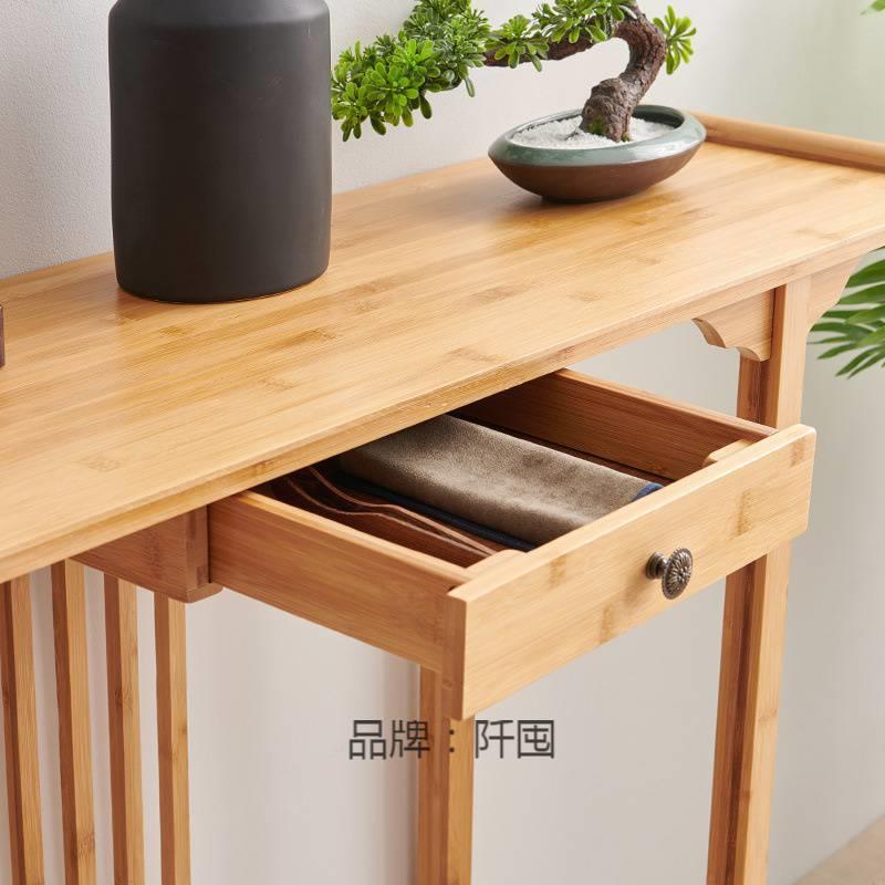 实木玄关桌隔断柜新中式走廊供桌佛台条案端景台进口案几