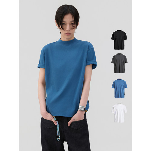 散养文化「素肖像」落肩短袖t恤