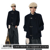 sameuoo散养文化「银弋」飞机扣水洗外套微宽松短款 下摆微收夹克