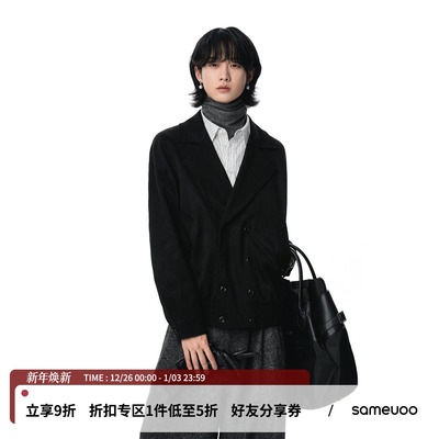 散养文化「摩登米兰」双排扣外套