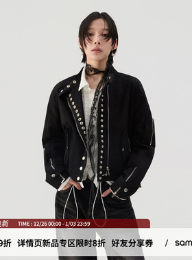 sameuoo散养文化「朋光」32套金属排扣外套 7条金属拉链重工夹克