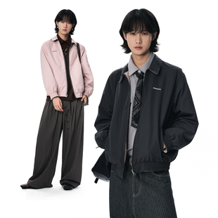 sameuoo散养文化一衣两穿夹克外套春秋 双色设计 翻领夹克中性风