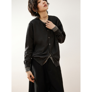 保暖毛呢休闲裤 散养文化sameuoo叠穿假两件针织衫 晁然推荐