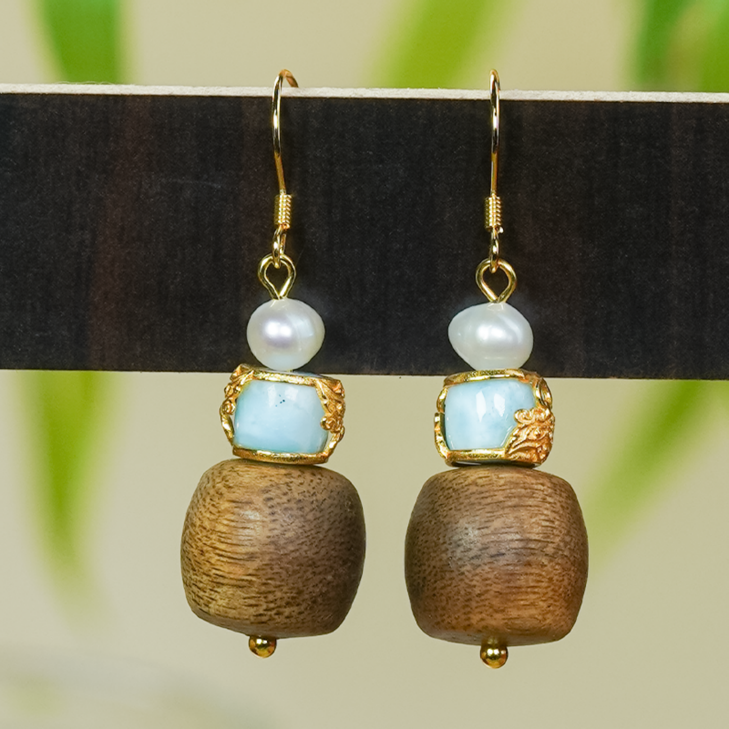 新中式国风时尚古风女款沉香耳环,饰品/流行首饰/时尚饰品新,沉香,淘宝优惠券,粉丝福利购,淘宝优惠卷