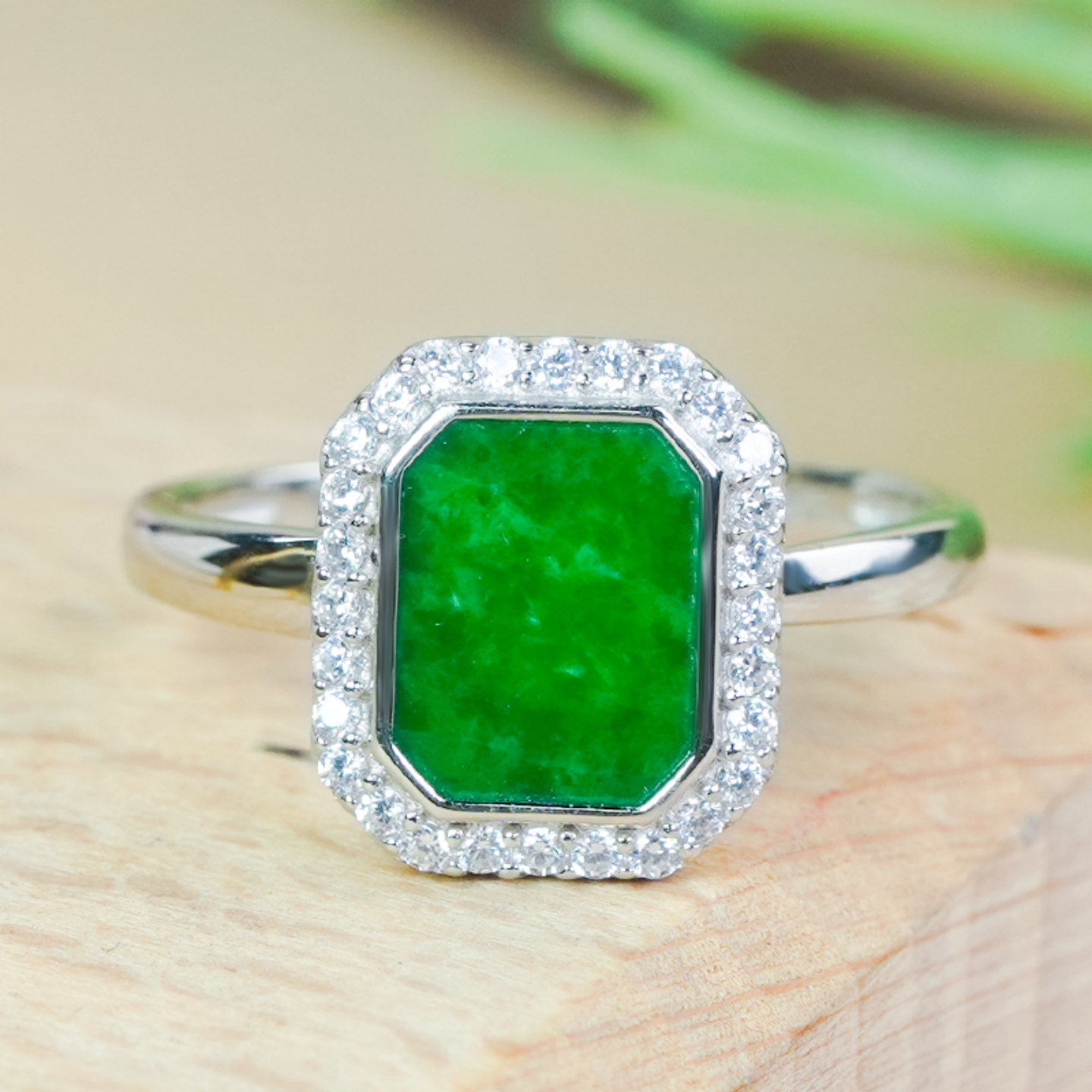 银镶嵌天然缅甸翡翠戒指A货时尚简约满绿八角无事牌活口戒,珠宝/钻石/翡翠,戒指/指环,淘宝优惠券,粉丝福利购,淘宝优惠卷