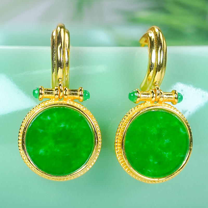 送老婆送爱人银镶嵌圆牌A货