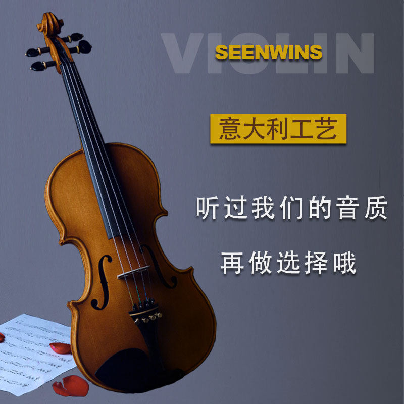 SEENWINS圣维斯SW006纯手工小提琴儿童考级成人演奏意大利工艺使用感如何?