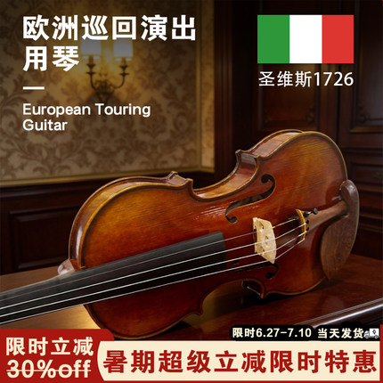 SEENWINS圣维斯1726欧料纯手工小提琴演奏级音质考级演出