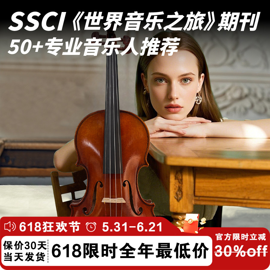 SEENWINS1722圣维斯sw022欧料纯手工小提琴官方成人儿童考级