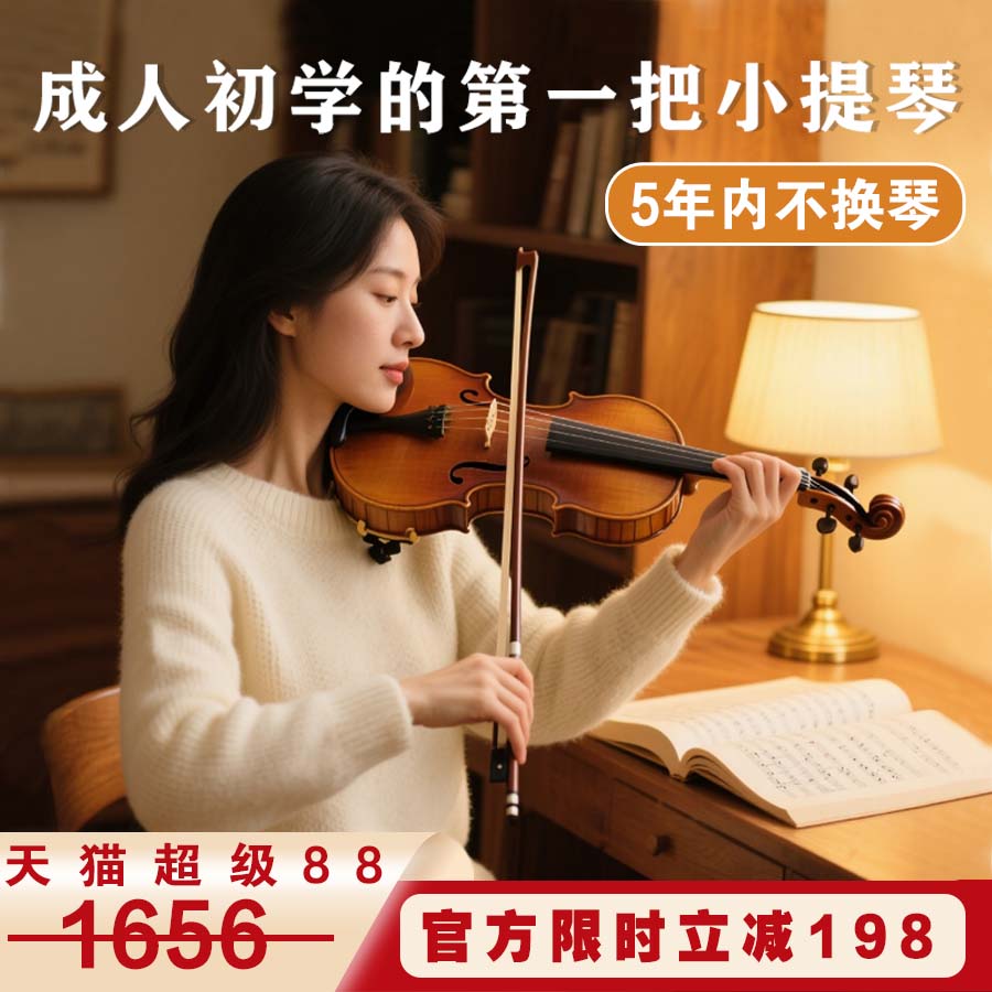 成人初学款手工小提琴