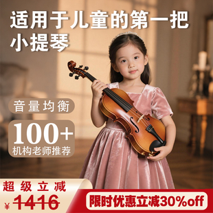 SEENWINS圣维斯sw205小提琴儿童初学新手入门款 手工小提琴旗舰店