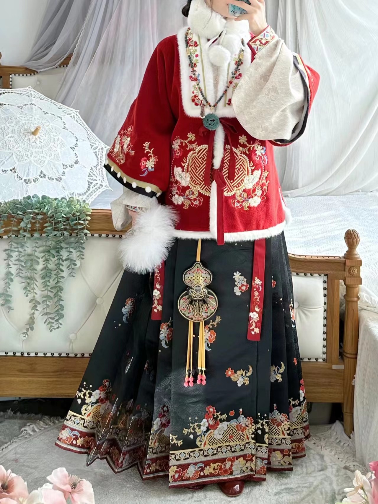 简姿情【溯梦繁花】明制汉服女加绒加厚短袄合领合领秋冬季拜年服,女装/女士精品,汉服上装,淘宝优惠券,粉丝福利购,淘宝优惠卷