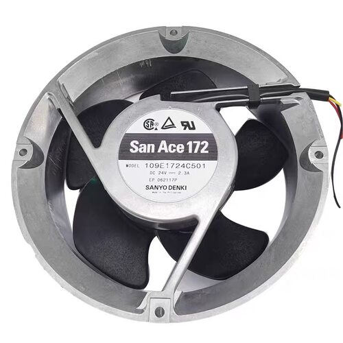 SanAce172三洋109E1724C501/502/503/504 24V 2.3A变频器散热风扇