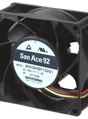 San Ace92三洋9HV0948P1G001 48V 1.2A 大风量变频器散热风扇9238
