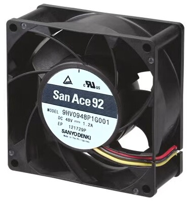 San Ace92三洋9HV0948P1G001 48V 1.2A 大风量变频器散热风扇9238