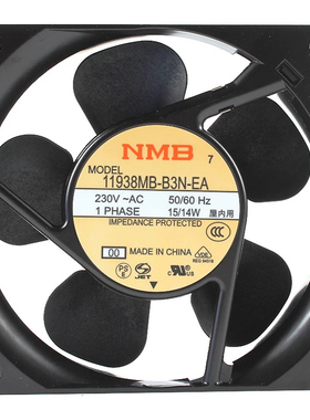 NMB日本11938MB-B3N-EA 12038 220V 15W 交流风机UPS电源散热风扇