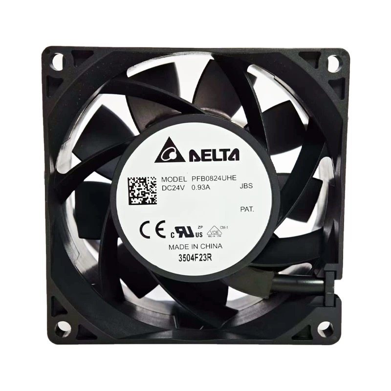 Delta/台达 PFB0824UHE 24V  0.93A防水大风量变频器散热风扇8038