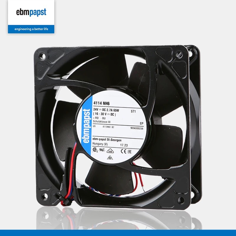 原装4114NHHR/NH3/NH4/NH5/NH6 12038 24v变频器金属风机散热风扇