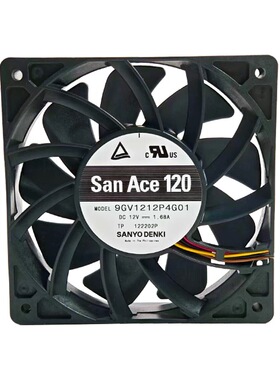 San Ace120三洋9GV1212P4G01 12025 DC12V 1.68A高端设备散热风扇