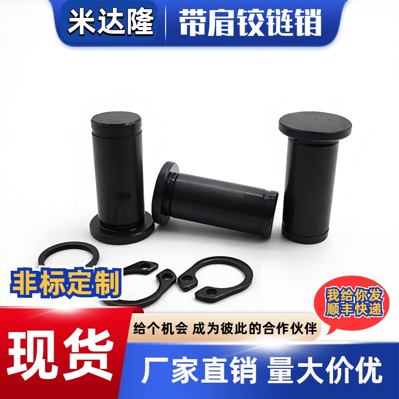 带肩铰链销轴挡圈型HCDG卡簧销