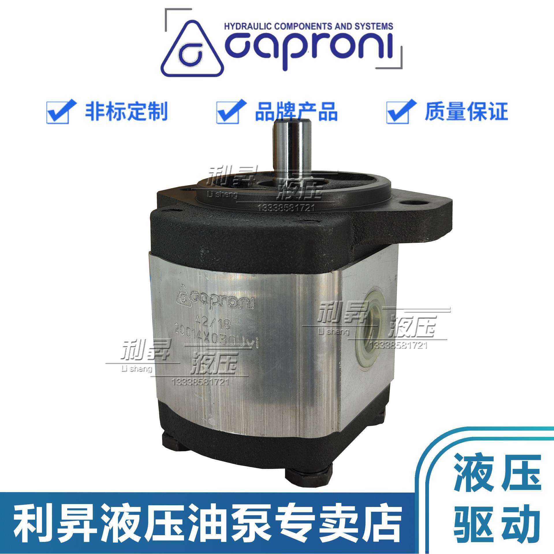 原装进口caprnoi卡普罗尼齿轮泵20C14X030UVI 30C32X237H 20A 30A