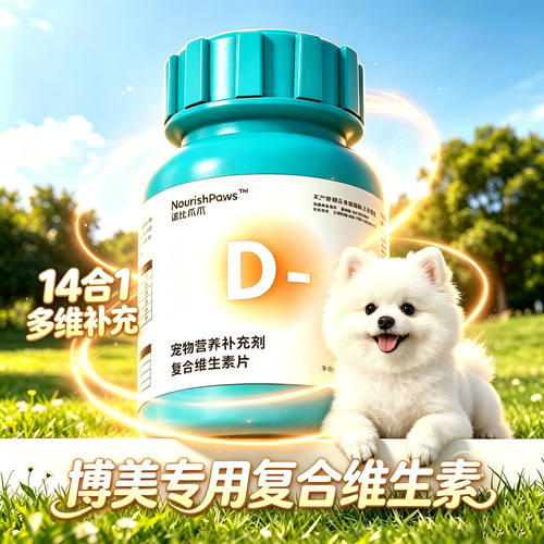 博美专用狗狗复合维生素b族片b1b12营养宠物小狗吃的多种维生素