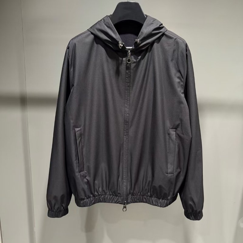 老钱风山羊绒双面穿连帽飞行员夹克外套男士冬季高级感休闲防风衣