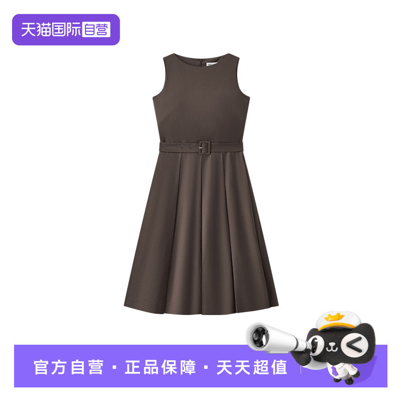 【自营】Marc O'Polo2026夏季新款羊毛混纺无袖打褶设计感连衣裙