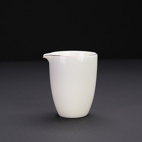 白瓷公道杯羊脂玉茶海分茶杯