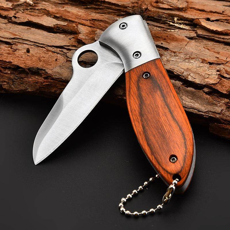 折刀多功能户外水果刀野营木手柄瓜果刀折叠刀防身随身刀具小刀,厨房/烹饪用具,蔬果刨丝器/瓜果刀,淘宝优惠券,粉丝福利购,淘宝优惠卷