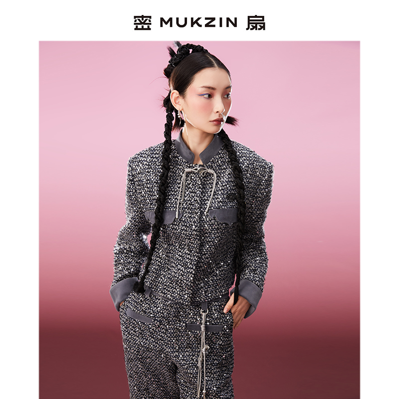 密扇新中式小香风外套