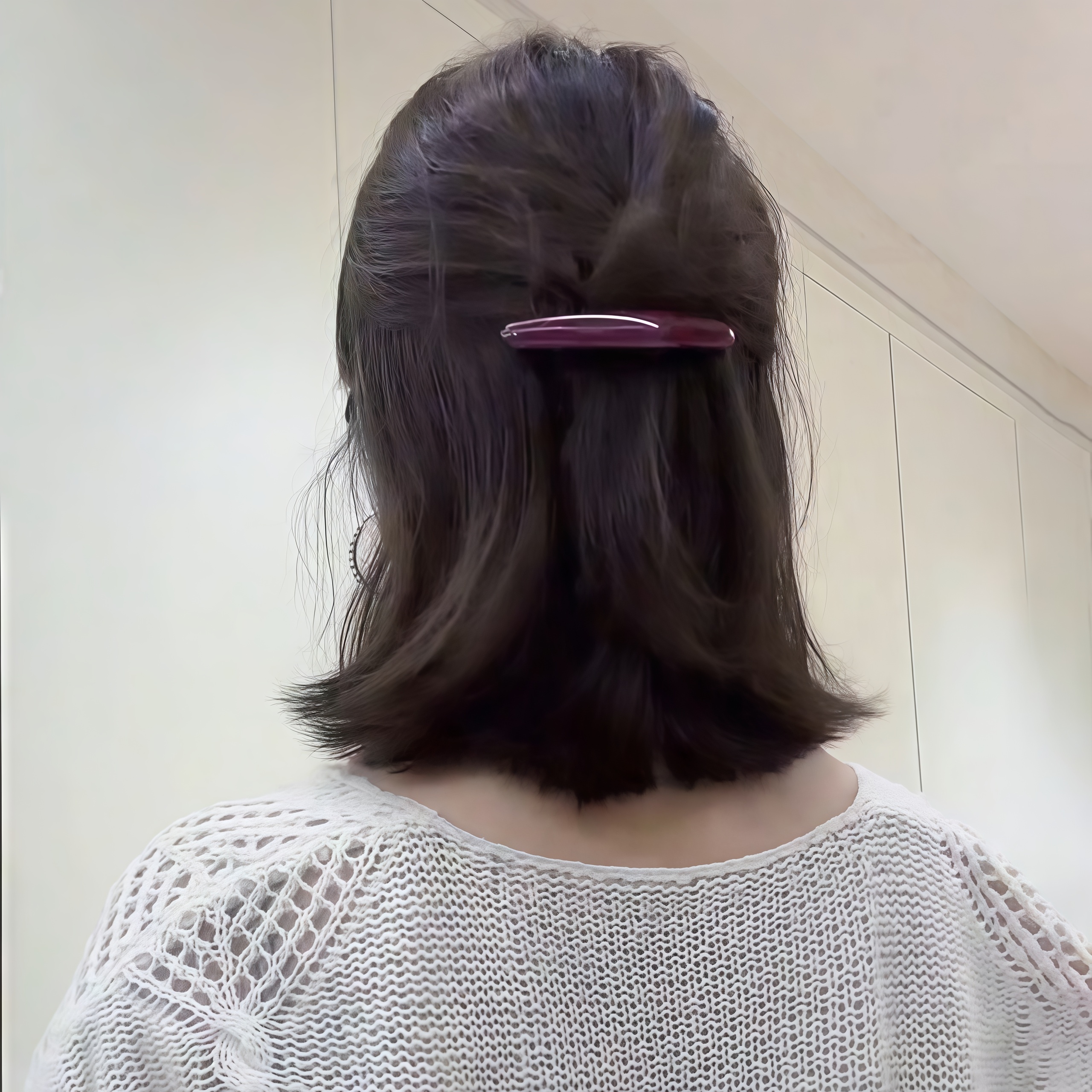 无痕扎半发倒插梳碎发整理神器