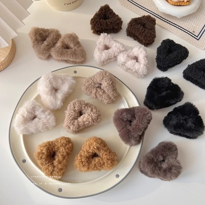 超好看的可爱猫耳朵毛绒小抓夹