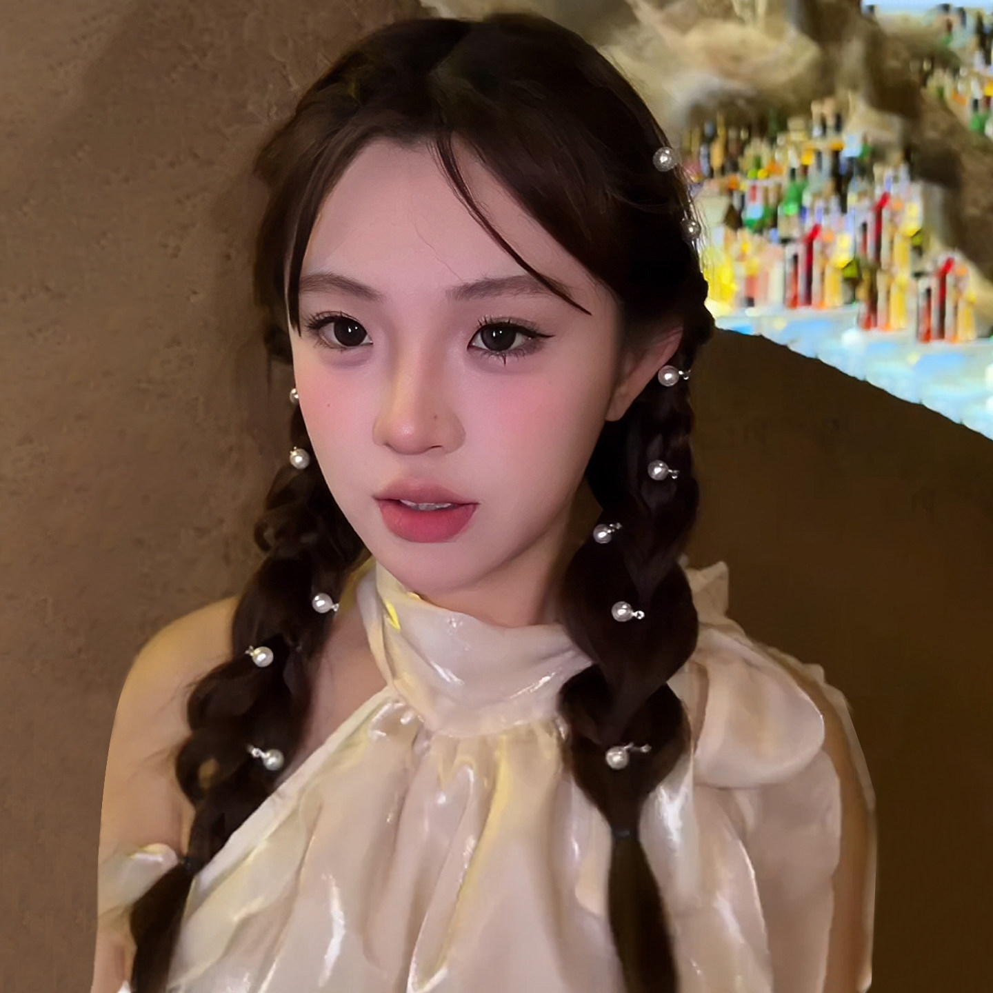 精致绝美珍珠发扣小发夹头饰女2025新款侧边头发边夹前额刘海夹子