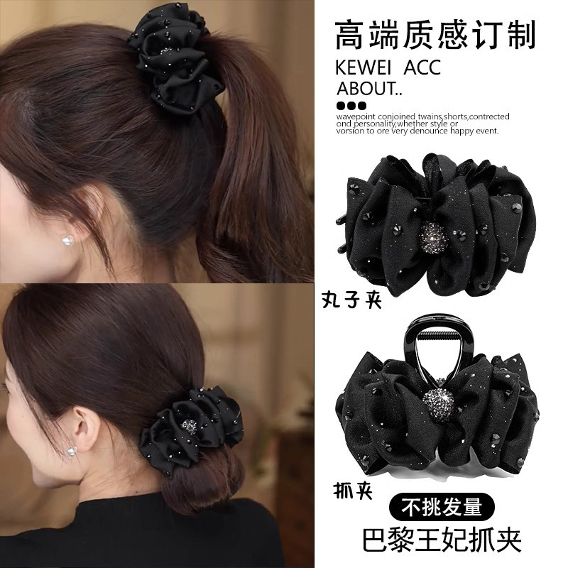 路易斯巴黎王妃抓夹丸子头发饰