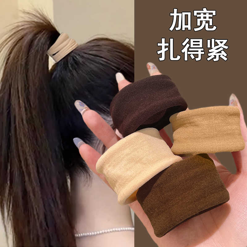 扎高马尾面膜发圈头绳高马尾发绳