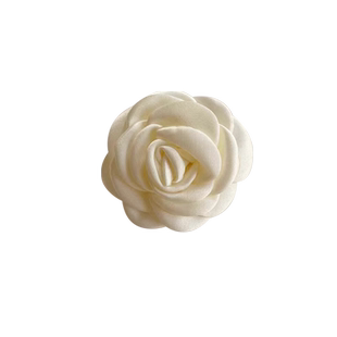 森系仙美侧边山茶花发夹头饰2025年新款扎马尾花朵头绳头花发饰女