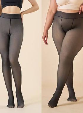 Thick Thermal Tights Stockings Women Warm Winter Sexy Transl
