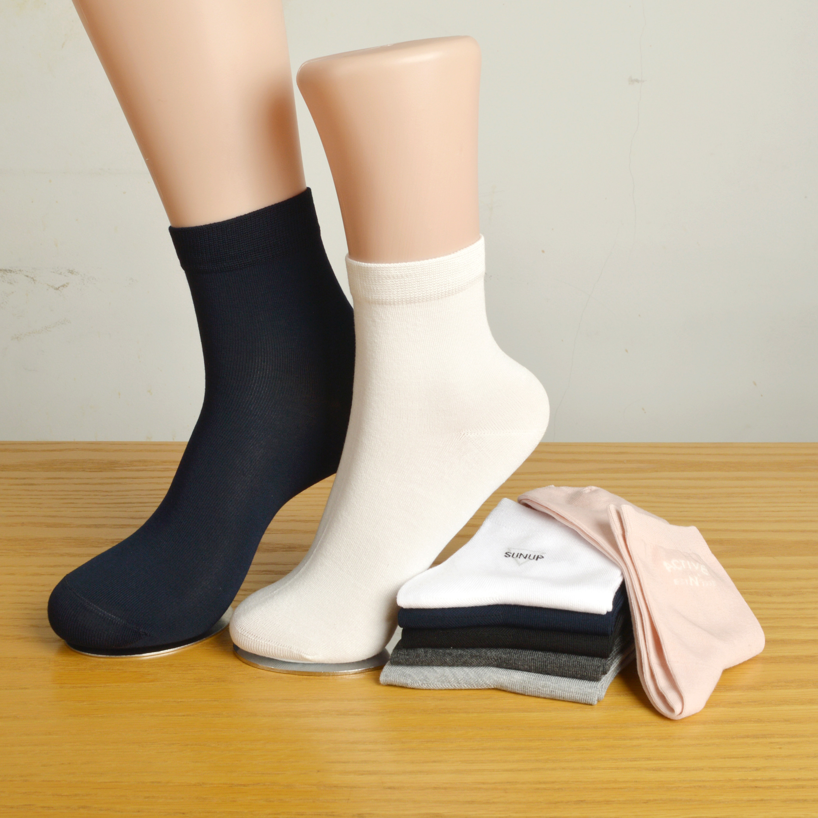 【7A抗菌无骨】男女袜子中筒