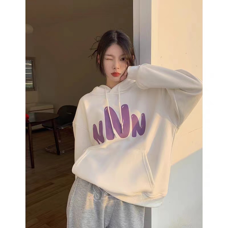 赠送运费险~纯棉舒适~慵懒风卫衣